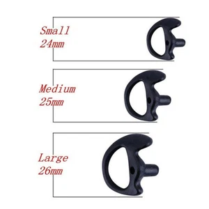 Two Way Radio Replacement Earpiece Insert For Acoustic Coil Tube Earbud (6 Pack) - Zdjęcie 1 z 32