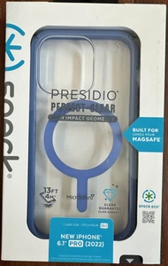 Speck Presidio Perfect-Clear MagSafe Case iPhone 14 Pro - Grounded Purple - Photo 1 sur 2