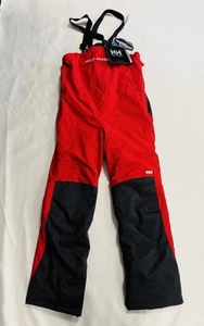 Helly Hansen Red Isolation Ride Waterproof Boys Ski Salopette Age 12 Years, New - Picture 1 of 7