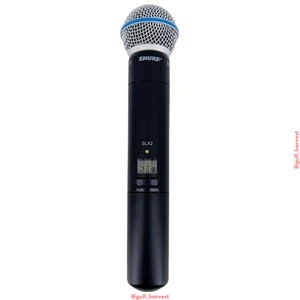 Shure SLX2 H5 Handheld Wireless Microphone Transmitter with Beta 58A Capsule - Picture 1 of 17
