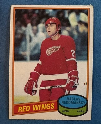 1980-81 O-Pee-Chee Vintage OPC #202 Vaclav Nedomansky - Detroit Red Wings NHL - Image 1 of 2