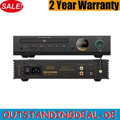 SHANLING CD80II HiFi CD Player HD850 Core CS43198 DAC 2xSGM8262 Amp Chip ot34 - Image 1 of 4