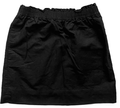 J. Falda de lino forrada negra Crew Sidewalk # 41575 para mujer 4 *NUEVA SIN ETIQUETAS* Foto 1 de 4