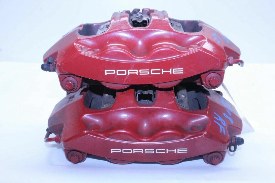 Juego de pinzas de freno delanteras derecha izquierda térmica Porsche 911 991 2012-2016 3,4 Dmg O Foto 1 de 4