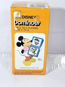 Vintage New Factory Sealed Disney Cildrens Domino Game - Bild 1 von 6