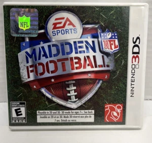 Solo caja y manual, Madden NFL Football (Nintendo 3DS, 2011) Sin juego - Imagen 1 de 3