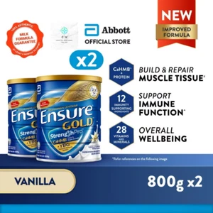 2 x Abbott Ensure Gold Vanille 800g für Mittelalter & Senioren - Bild 1 von 9
