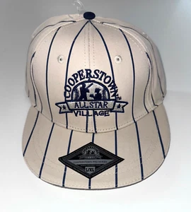 COOPERSTOWN ALL STAR VILLAGE Pro Series Baseball Cap (L/XL) NY Yankees Pinstripe - Picture 1 of 6