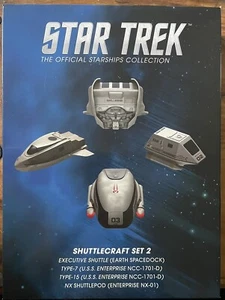 EAGLEMOSS STAR STREK OFFICIAL STARSHIPS COLLECTION - SHUTTLECRAFT SET 2 - Picture 1 of 3