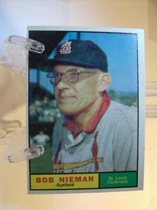 1961 Topps Baseball #178 - Bob Nieman - St. Louis Cardinals  61-040 - Picture 1 of 2