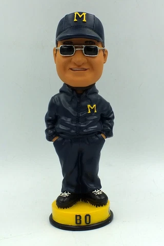 Forever Collectibles Bo Schembechler Bobble Head Big House UofM College Football Cover