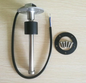 Fuel Level Sensor 0-90ohms 165mm For Gas/Water Tank SAE 5 Hole Pattern Stainless - Picture 1 of 6