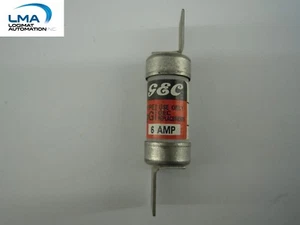 GEC ALSTHOM NS6 FUSE 6 AMP TYPE gG 440VAC 250VDC 80kA - Bild 1 von 2