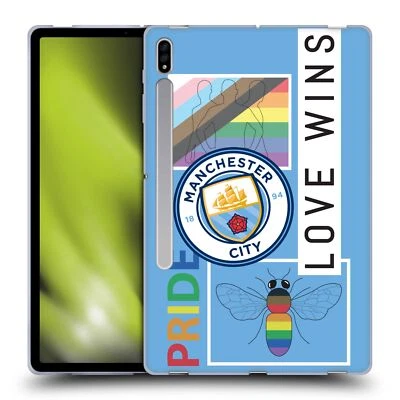 OFFICIAL MANCHESTER CITY MAN CITY FC PRIDE SOFT GEL CASE FOR SAMSUNG TABLETS 1 - Image 1 of 4