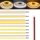 COB LED Streifen 5V 12V 24V Leiste Band Stripe Lichterkette Selbstklebend 0.5-5m