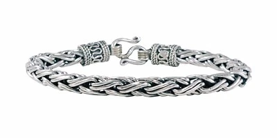 Bali Naga Grano Catena Ondulato Collegamento 5.5MM Argento Sterling 925 Da Gioie - Immagine 1 di 4