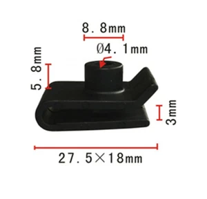 100x For Lexus Toyota U Nut #10 Screw Grommet Fender Liner Retainer Clip A17993 - Imagen 1 de 1