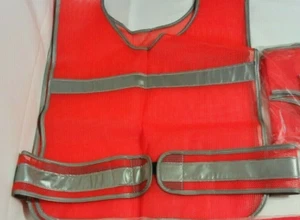 Safety Work Hi Vis Class 2 Reflective Vest High Visibility Men's X-Large - Picture 1 of 2