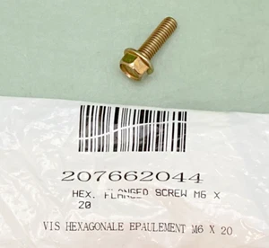QTY 2 NEW GENUINE CAN-AM 207662044 Hex. Flanged Screw M6 X 20 - Picture 1 of 2