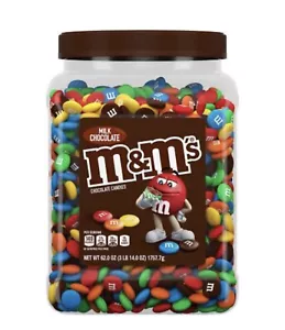 M&M'S Milk Chocolate Candy Bulk Jar, 62 oz - Picture 1 of 7