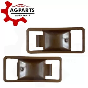 BISEL DE LA PUERTA INTERIOR MANIJA MARRÓN PARA TOYOTA FJ40 FJ45 PAR LAND CRUISER 1975-1983 - Imagen 1 de 2
