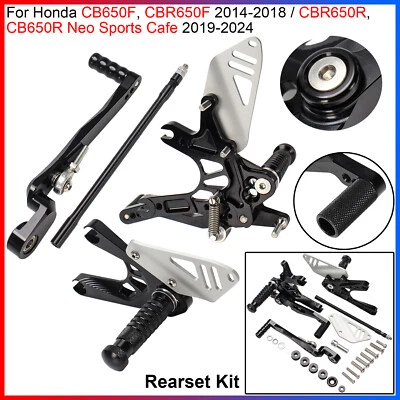 Juegos traseros ajustables - para Honda CB650F, CBR650F, CBR650R, CB650R Neo Sports Café Foto 1 de 4