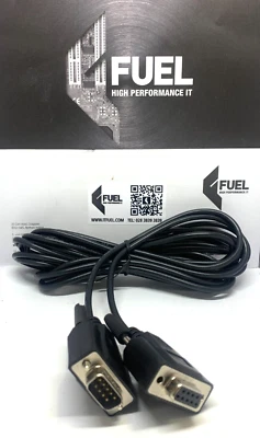 APC UPS Console Cable,  DB9 Male to DB9 Female - 4.5 Meters - Black    940-1524C - Image 1 of 4