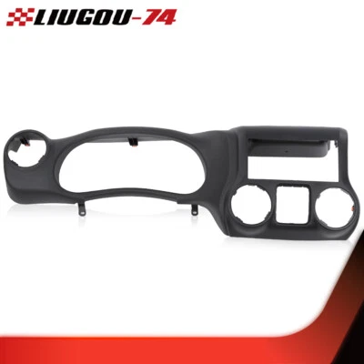 Fit For 2011 12 13 2014 Jeep Wrangler Dash Instrument Cluster Trim Panel Bezel  Foto 1 de 4