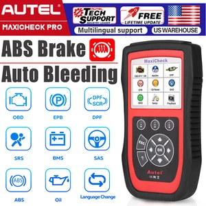 Autel MaxiCheck Pro for ABS Brake Auto Bleed OBD2 OBDII Scan Diagnostic Tool - Picture 1 of 12