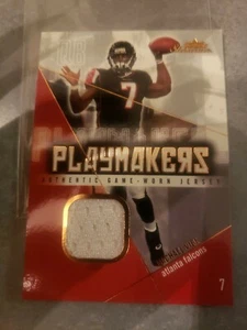 2004 Fleer Showcase Michael Vick #PM-MV Authentic Game-worn Jersey /100 - Bild 1 von 8