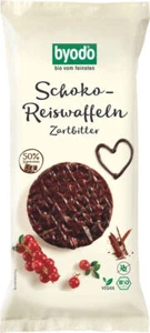 (37,69 EUR/kg) Byodo Bio Schoko-Reiswaffeln Zartbitter 65g - Bild 1 von 1