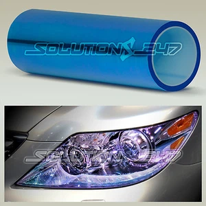 12"x24" Chameleon Neo Blue Color Headlight Taillight Fog Light Vinyl Tint (G) - Picture 1 of 5