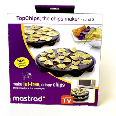 Mastrad TopChips Kit Microwave Potato Chips Maker Trays only  - Image 1 of 4