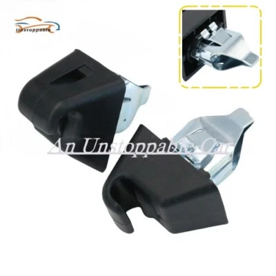 NUEVO 2 piezas clips de soporte para parasol delantero negro para Pontiac G8 2008 2009 13187128 Foto 1 de 4
