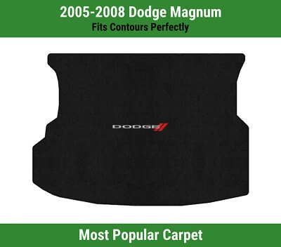 Lloyd Ultimat Deck Carpet Mat for '05-08 Dodge Magnum w/Dodge Word and Stripes — 第 1/4 张图片