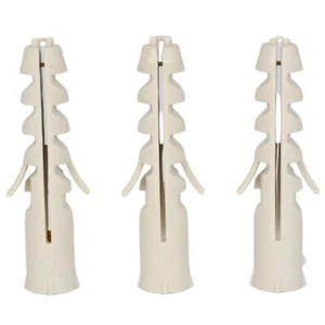 M5 M6 M8 M10 M12 NYLON WALL PLUGS RIMLESS 5mm 6mm 8mm 10mm 12mm EXPANSION PLUGS - Picture 1 of 12