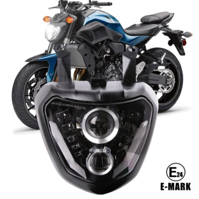 For Yamaha 2014-2017 MT-07/ FZ-07LED LED Headlight DRL H/L Beam Sealed Assembly - Image 1 of 4