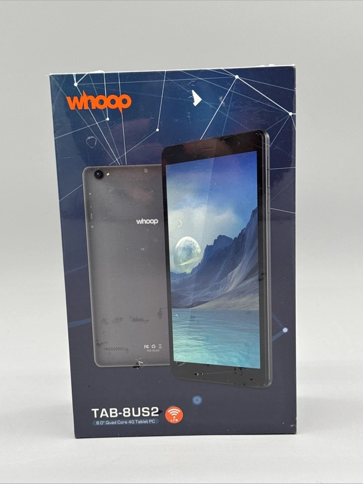 Whoop TAB-8US2 8'' Android 11 4G LTE 3GB RAM 32GB Storage 2.00 GHz Processor