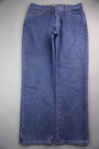 Women's Lee Jeans Relaxed Fit At Waist Stretch Dark Size 12 Short (33x29) - Picture 1 of 8