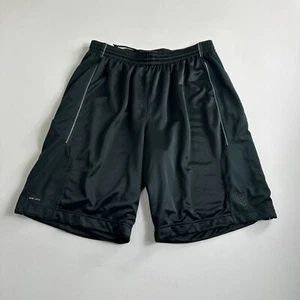 Nike Black Dri-Fit Athletic Basketball Shorts Men's Size Large Gym Active Train - Picture 1 of 7