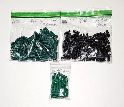 Lote 237 Varillas K'NEX 16 mm 5/8 en 100 Negro 28 Verde 109 Verde Oscuro KNEX Estándar Foto 1 de 4