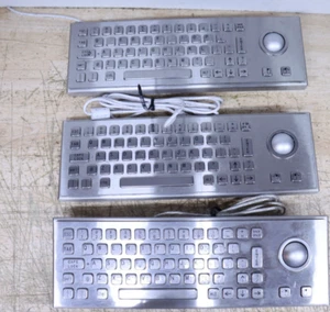x3 Shenzhen Keyu KY-PC-LF Stainless Steel USB Braille Keyboard / Mouse Combo 3 - Picture 1 of 13