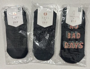 3 Pair Lot NEW Tavi Noir Sz S Women’s 6-8 Ankle Grip Socks Sox - Picture 1 of 7