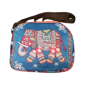 Schultertasche Elefantenmuster gewebt Thai Stoff Stil Ethnizität - Bild 1 von 17