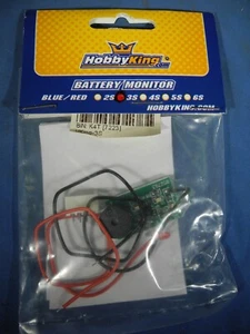 RC Hobby King Battery Monitor 3S HKing-3s New (FREE & FAST SHIPPING!) - Picture 1 of 3
