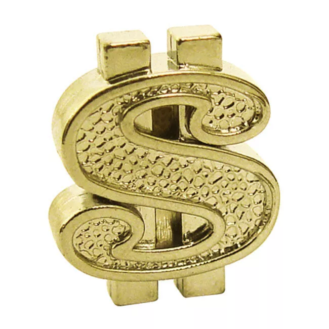 Trik Topz Ventilkappen, Dollar, Gold, für Harley - Davidson - Bild 1 von 1