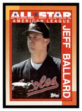 1990 Topps #394 JEFF BALLARD Baltimore Orioles ~D8D