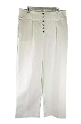  Alex Marie Women Dress Pants Slacks NWT Size 10 Ivory Zipper Back Career Attire - Image 1 of 4