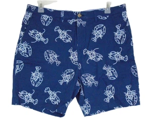 Tommy Hilfiger Shorts Chino Lobster Print Navy Men's Size 36 - Picture 1 of 9