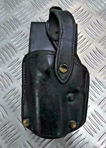 Bianchi Leather Holster Black Auto Draw #3000 S & W Right Hand Draw - Picture 1 of 5